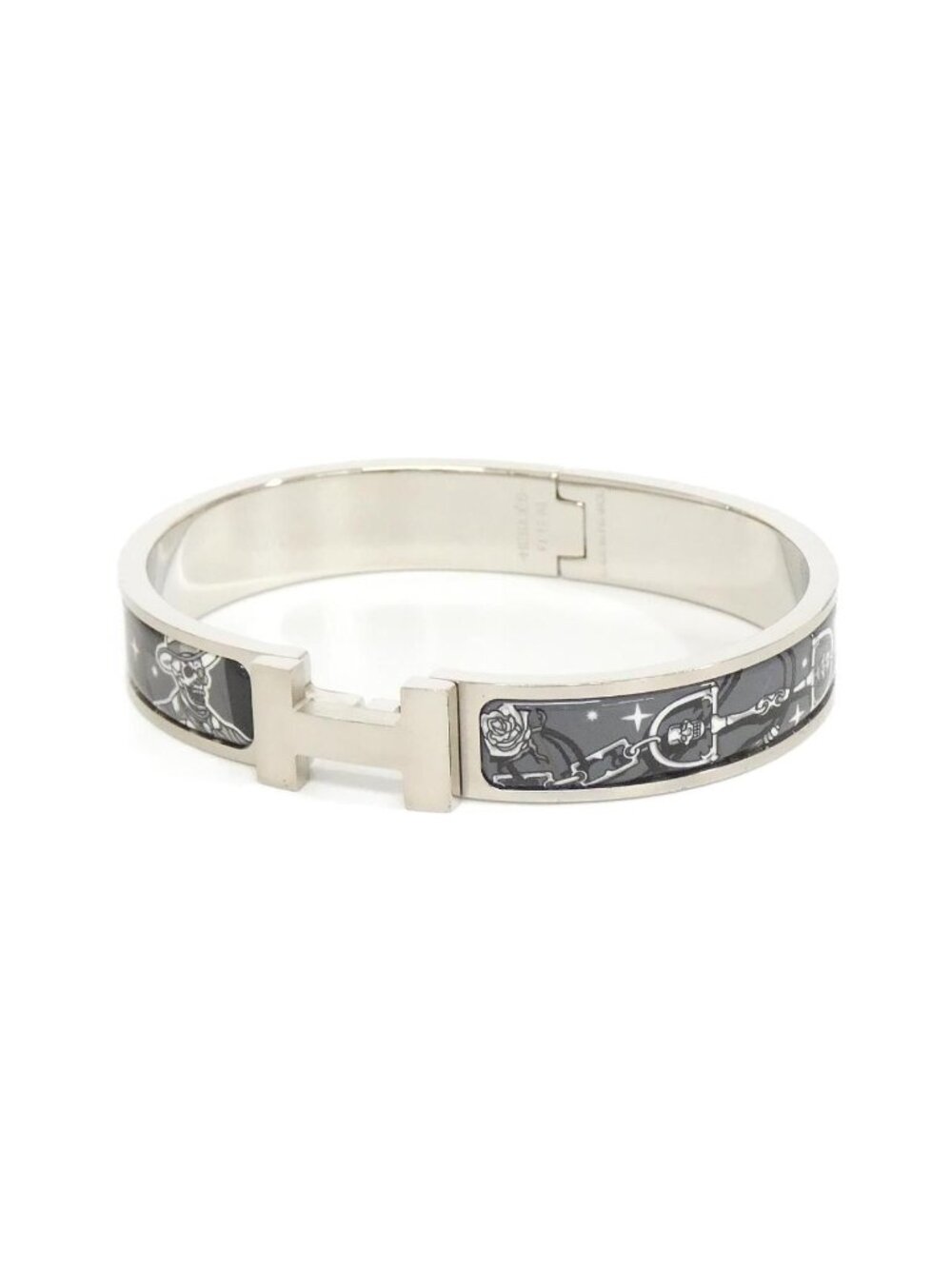 Hermes C'est la Fete Clic H Ash Bracelet